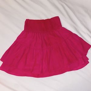 Krisa X Revolve Smocked Skirt